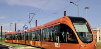 Nouveaux tram-bus à Marrakech