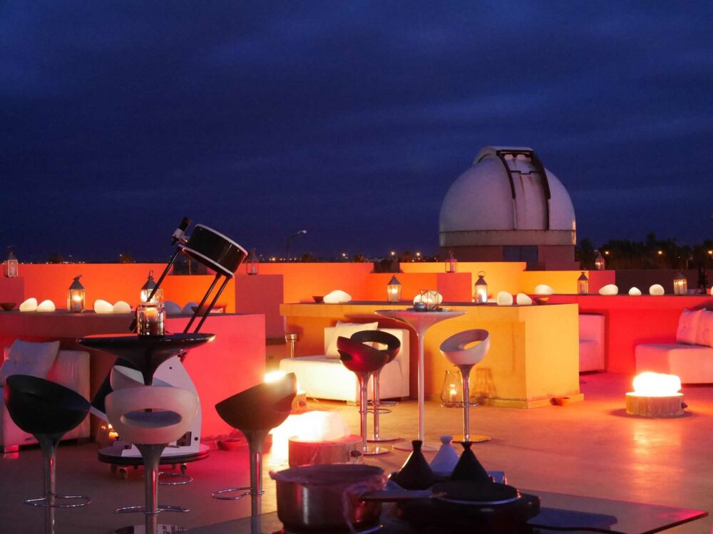 OBSERVATION de l’éclipse lunaire à Marrakech