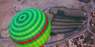 Vols en montgolfière, notre magnifique région vue de plus haut