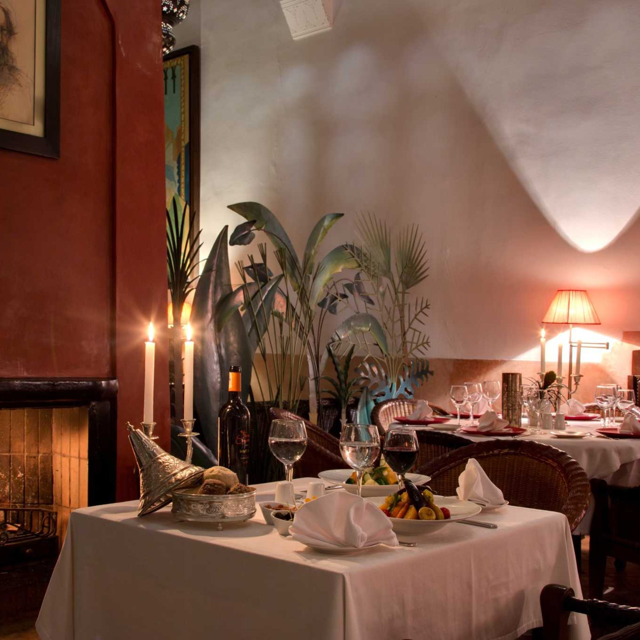 Massage et bonne table pour les Valentins aux Jardins de la Médina à Marrakech
