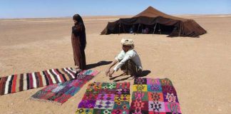 « DESERT DESIGN », l’hommage aux tisseuses berbères de tapis au musée YSL