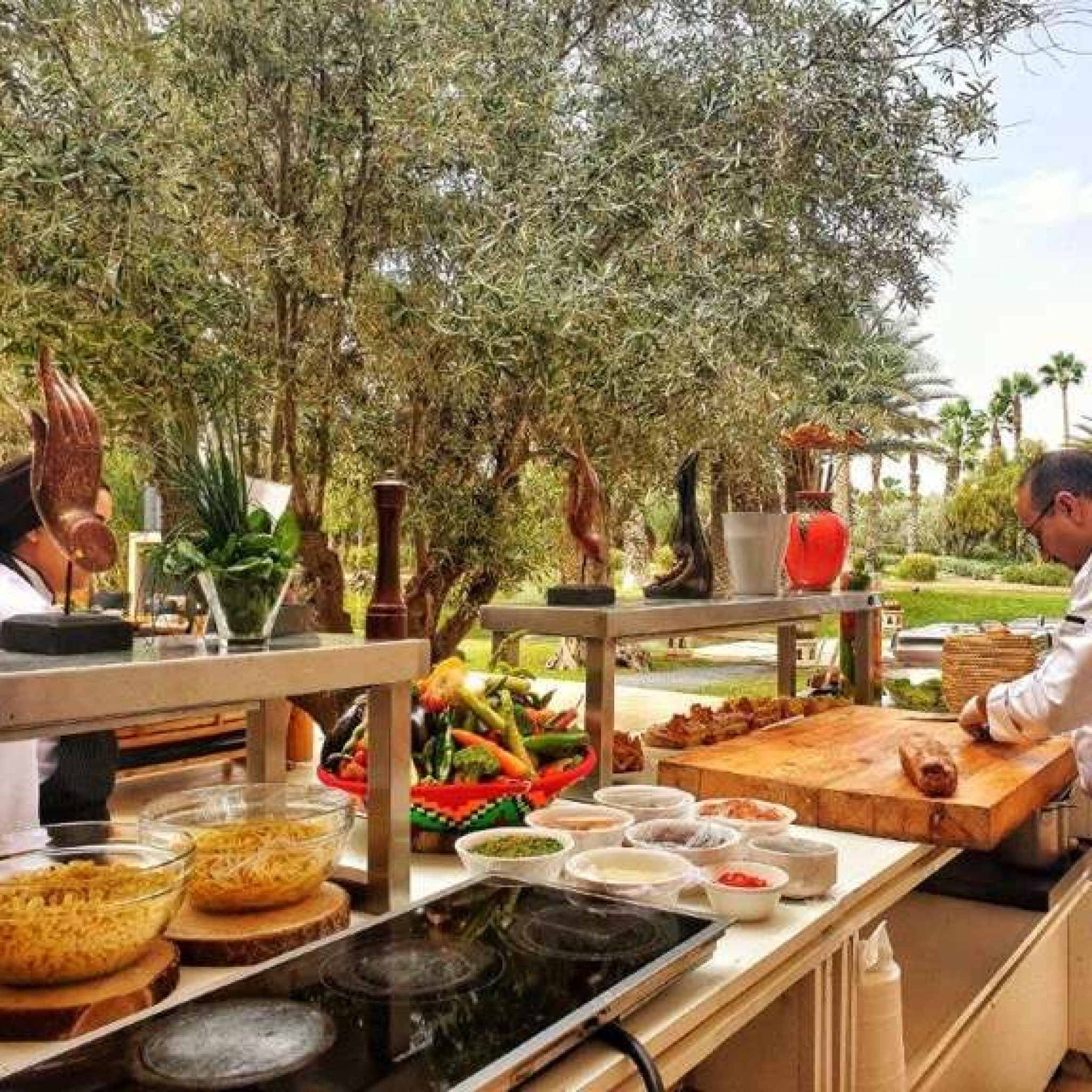 Barbecue de l’Aïd au Palais Namaskar à Marrakech