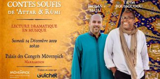 Spectacle de Hassan El Jai au Palais des Congrès by Mövenpick : CONTES SOUFIS de ‘ATTÂR & RÛMI