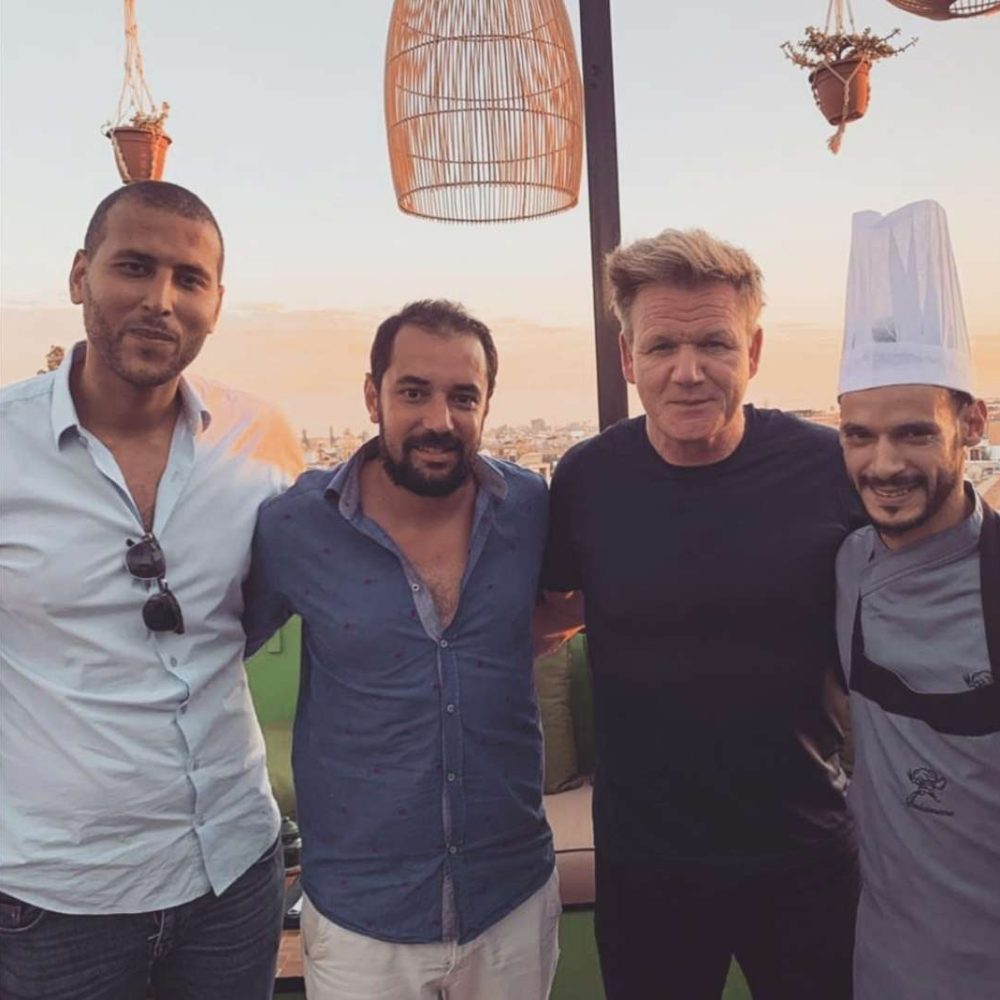 Le célèbre Chef Gordon Ramsay en tournage à Marrakech