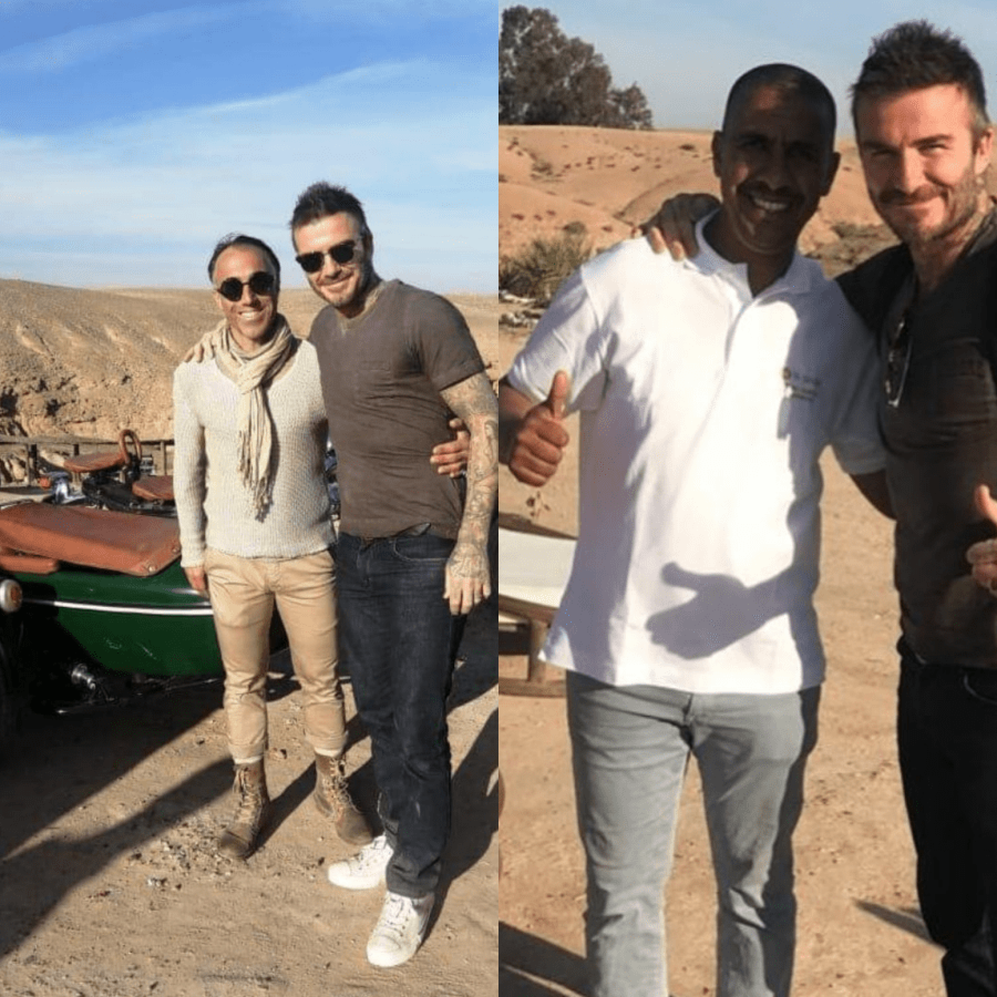 David Beckham est de retour à Marrakech