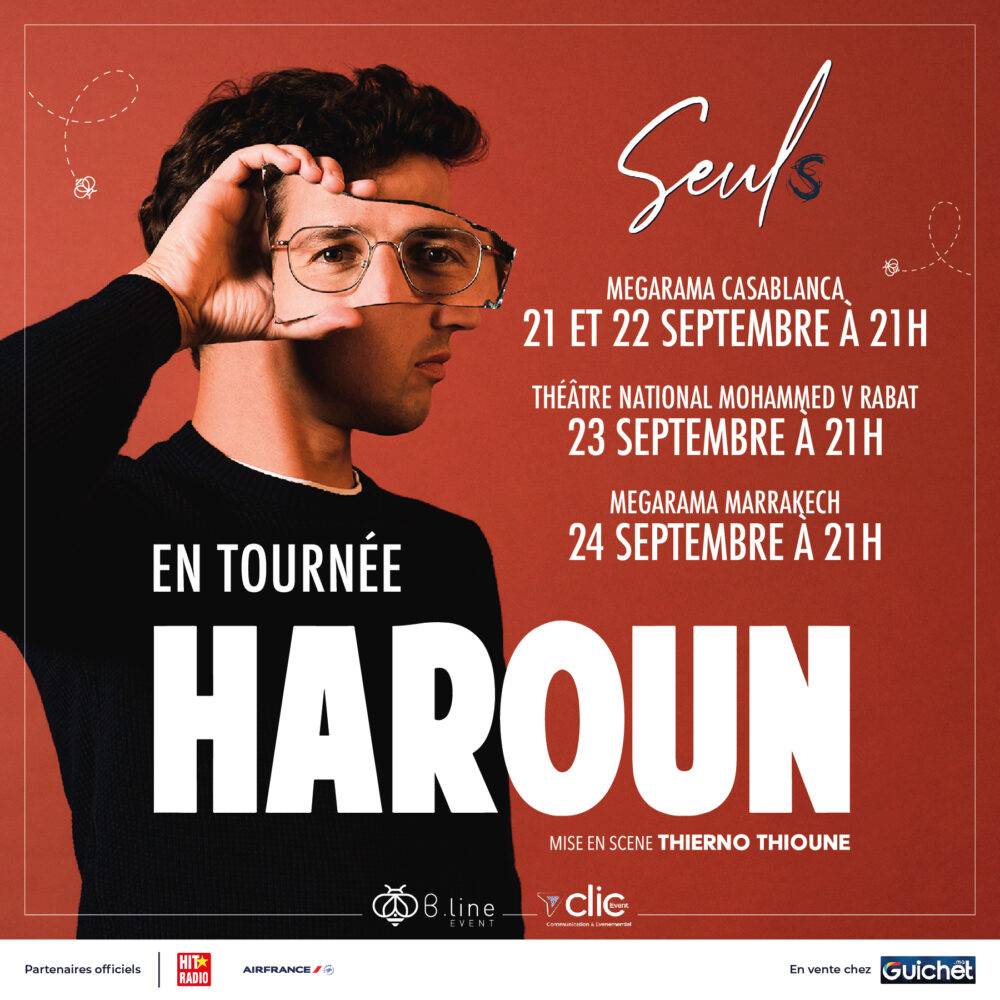 HAROUN EN TOURNEE AU MAROC DU 21 AU 24 SEPTEMBRE