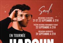 HAROUN EN TOURNEE AU MAROC DU 21 AU 24 SEPTEMBRE