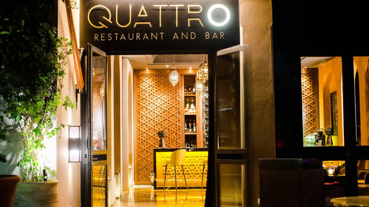 Quattro, le restaurant italien du Four Seasons Resort Marrakech