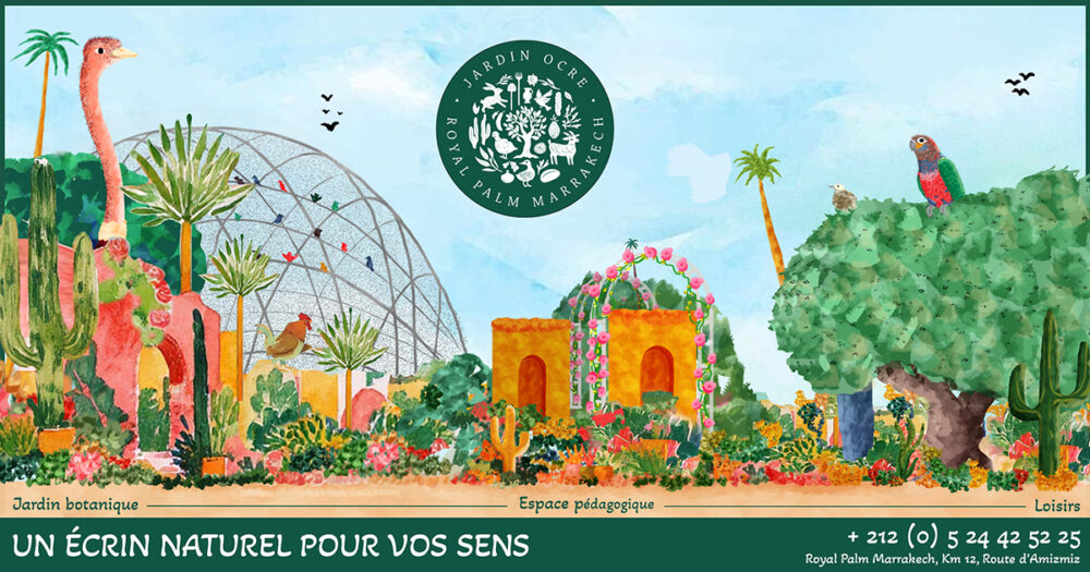 Jardin Ocre : L’échappée verte, technologique et gourmande du Royal Palm à Marrakech