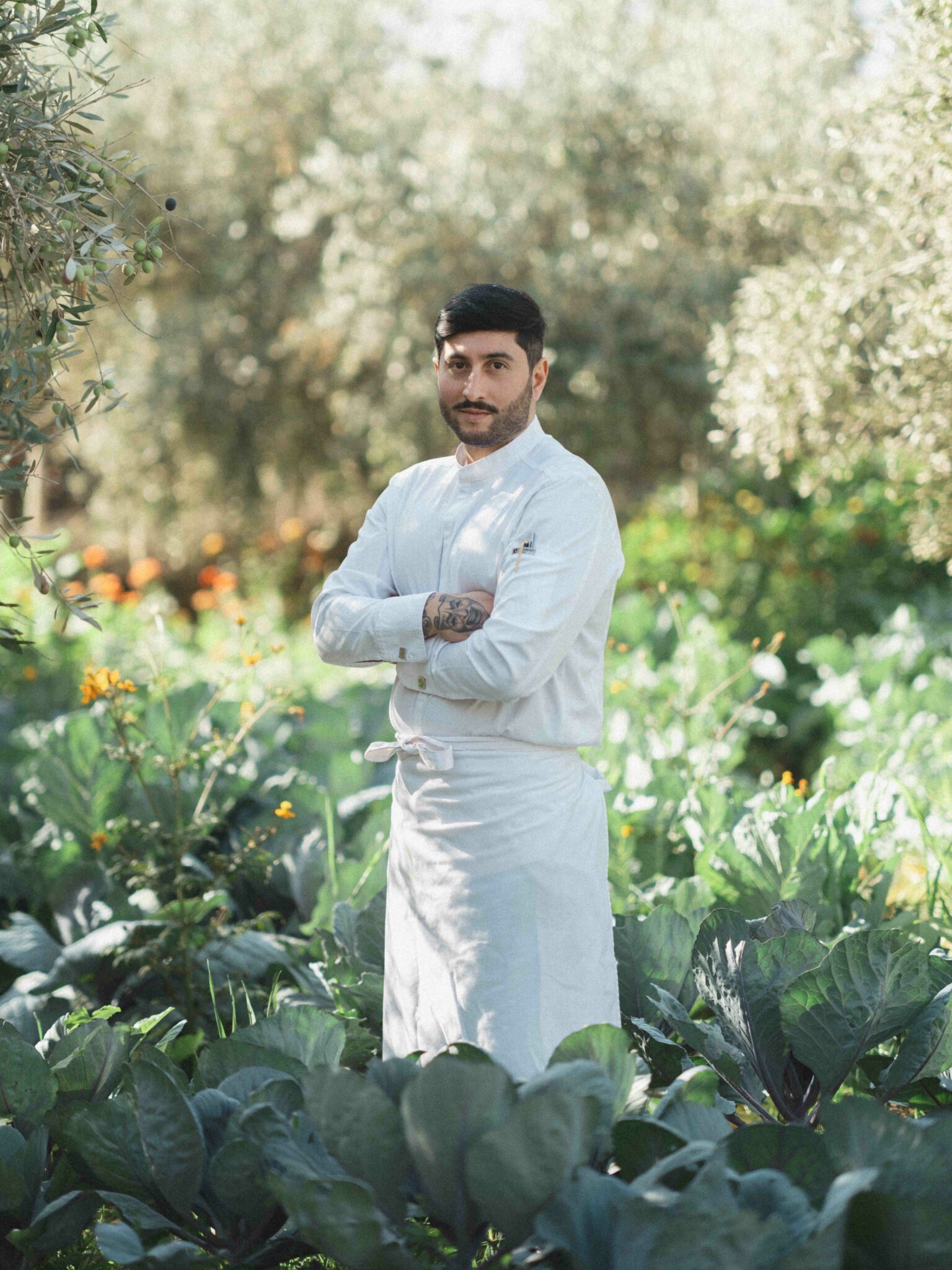 Le chef Frédérico Bottali au restaurant italien Arva de l'Amanjena à Marrakech