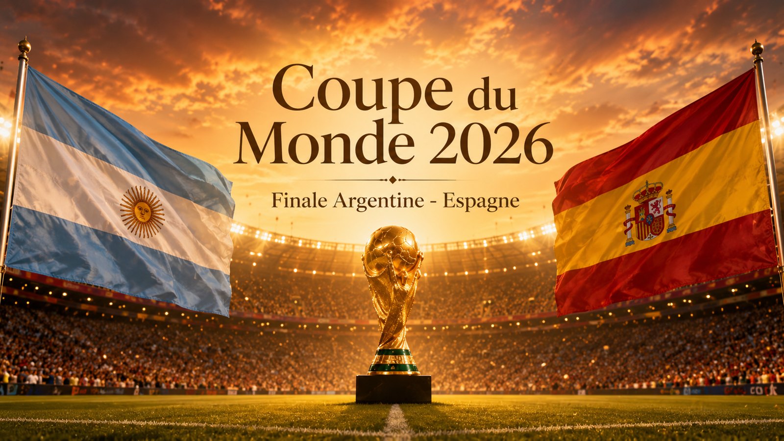 Finale de la Coupe du Monde 2026, Argentine contre Espagne, à suivre à Marrakech