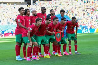 L'équipe du Maroc avant le match contre le Brésil, Coupe du monde 2026