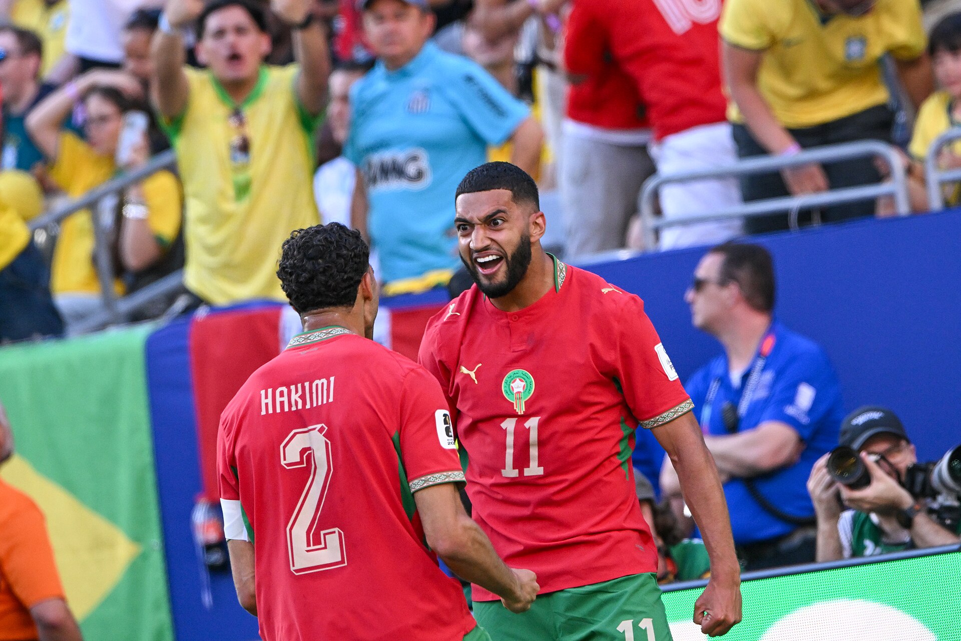 Ismaël Saibari et Achraf Hakimi, Coupe du monde 2026