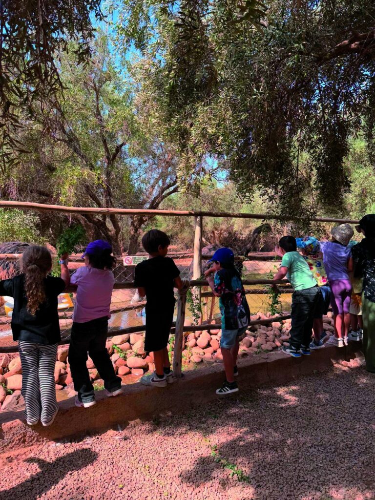 Enfants au refuge La Perle aux Oiseaux