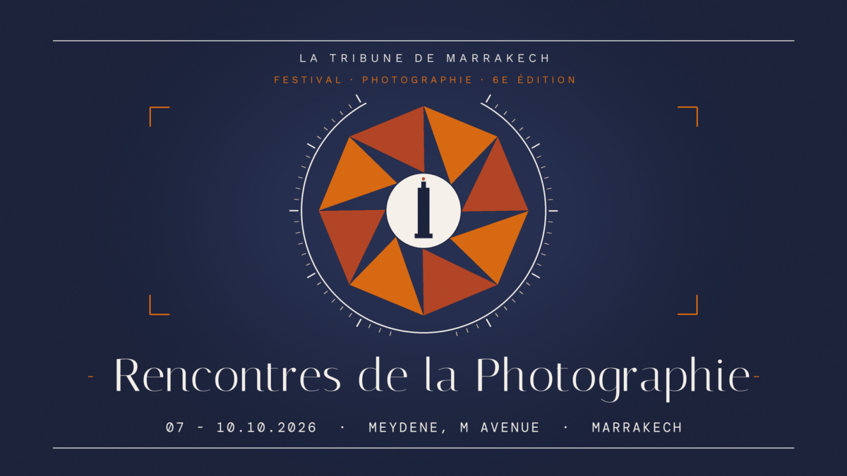 Visuel de la 6e édition des Rencontres de la Photographie de Marrakech, du 7 au 10 octobre 2026 au Meydene